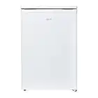 Igenix IG255W Freestanding Under Counter Larder Fridge with 2 Adjustable Glass Shelves, 1 Salad Drawer with Shelf On Top, Reversible Door, 136 Litre Capacity, 55 cm Wide, White