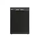 Candy CDPN1L390PB Freestanding Full Size Dishwasher, 13 Place Settings, 60 cm Wide, Smart enabled, Black