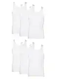 Hanes Men Hanes Men's Cotton Tank Undershirts Pack, Moisture-Wicking Ribbed Tanks, lightweight Cotton Tank Undershirts