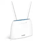 Tenda 4G09 AC1200 4G+ Cat6 Router Mobile Wi-Fi Router Dual Band, 4G/3G Network SIM Slot Unlocked, No Configuration required, Up to 64 Devices Connectivity, 2 Gigabit Ports, UK Plug,White