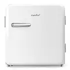 COMFEE' RCD50WH1RT(E) 47L Mini frigo tavolo mono porta, design Retrò, controllo temperatura regolabile, adatto per casa, ufficio e altre applicazioni domestiche | Colore bianco