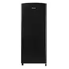 Hisense RR220D4ABF 52cm Freestanding Retro Fridge - 149 litre capacity - Auto Defrost - Wine Rack - Black - F Rated H128 x W51.9 x D51.3