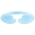 FOMIYES Silicone a Faccia in Giù Cuscino Viso Spa Massaggio Pad per Il Massaggio Viso Salone di Massaggio A Casa Cuscino Tavolo Blu