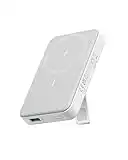 Anker 633 Power Bank Magnetico 10.000mAh, caricabatterie portatile wireless magnetico pieghevole, solo per iPhone 13/13 Pro/13 Pro Max/12/12 Pro e 12 Pro Max