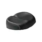 Schwinn Comfort Bike Seat, Foam, Noseless Saddle, Black