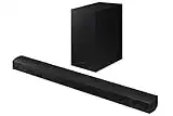 Samsung B550 Soundbar Speaker (2022) - 2.1ch Surround Sound Audio With 5 Speakers, 250W Bass, Virtual DTS:X, Wireless Subwoofer And Adaptive Sound Lite And Night And Voice Enhancement Mode