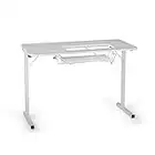 Arrow 98601 | White Fully Assembled Craft/Hobby Table | 71¾ x 101½ x 50¼cm