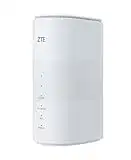 ZTE MC801A HyperBox 5G WLAN-Router entsperrt - WWAN - 2-Port-Switch - 802.11a/b/g/n/ac/AX - Dualband - gesperrt - Weiß