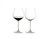 RIEDEL 6449/07 Riedel Veritas Old World Pinot Noir, 2-teiliges Rotweinglas Set, Kristallglas