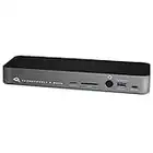 OWC - Thunderbolt Dock - 14-Port w/Cable, Space Gray, 2x Thunderbolt 3, 1x USB 3.2 Type-C, 5x USB 3.2 Type-A, Mini DisplayPort, Ethernet, Digital Audio Output, 3.5mm Stereo Audio, SD-Card and microSD