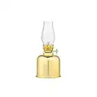 Mirror Kerosene Lamp Lantern - 7.28 In Glass Oil Table Lights For Home Lighting Decoration (Color : Gold)