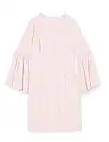 Gina Bacconi Women's Crisiant Moss Crepe and Chiffon Dress Vestido para Madre de la Novia, Popurrí Rosa, 50 para Mujer