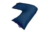 Contour Products L Pillow Case, Navy, Made Specifically for The Contour Products L-Shaped Body Pillow