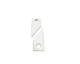 Gettysburg Flag Works Flagpole Snap Cover Pair (Qty 2) for Noise Reduction on in ground flagpole Clips, White