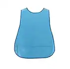 YYGMSS Bavaglini Adulti Silicone Impermeabili con Sacca Blu Bavaglini Anziani Plastificato Lavabili Uomo Donna (1pcs)