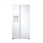 Samsung RS6GA8831WW/EG Side-by-Side Kühlschrank, 178 cm, 634 ℓ, 225 ℓ Gefriervolumen, Space Max Technologie, Weiß