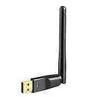 Jaimela Adaptateur Bluetooth 5.1 avec Antenne pour PC, USB Bluetooth Dongle Longue Portée Environ 100 mètres pour Souris, Clavier, Casques, Enceintes, Imprimante, Windows 7/8/ 8.1/10