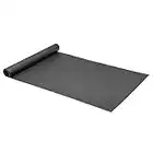 Amazon Basics – Esterilla protectora de alta densidad para uso con máquinas de gimnasio y cintas, 92 x 259 cm, Negra