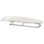 Household Essentials Steel Table Top Small Ironing Board with Iron Rest | Natural Cover