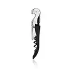 True Fabrications Black Double Hinged Waiter's Corkscrew