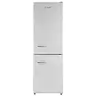 iio 11 Cu. Ft. Retro Refrigerator with Bottom Freezer (White, Right Hinge)