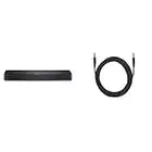 Bose TV Speaker - Soundbar for TV with Bluetooth and HDMI-ARC Connectivity, Black, Includes Remote Control & Bass Module Connection Cable