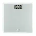 Weight Watchers Scales by Conair Bathroom Scale for Body Weight, Easy To Read Scale, Glass Body Scale Measures Weight Up to 400 Lbs. in Chic Glass