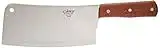 Winco Heavy Duty Cleaver with Wooden Handle, Stainless Steel