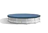 Intex 28031E N/AA 12 ft. Metal Frame Above Ground Pool Cover, 1 Pack, Blue