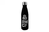 CYPBRANDS Real Madrid Edelstahl-Wasserflasche, doppelwandig, luftdicht, 500 ml, offizielles Produkt (CyP Brands), B-68-RM, Schwarz, Einheitsgröße