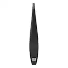 ZWILLING Profi Pinzette Augenbrauenpinzette aus Edelstahl Abgeschrägter Haarzupfer, Carbon Matt, Premium, Schwarz