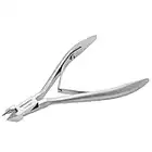 Tweezerman Rockhard Stainless Steel Cuticle Nipper, 1/2 Jaw, 1 Count (Pack of 1)