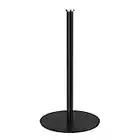 Black Paper Towel Holder Countertop - Free Standing Paper Towel Holder Stand for Kitchen Rolls, Non Slip Paper Towel Roll Holder, Modern Kitchen Countertop Organizer Fits Most Size Paper Roll