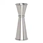 Secura Japanese Style Double Jigger, 304 Stainless Steel Cocktail Jigger, 1oz and 2oz Alcohol Measuring Cup for Bar Home Bartender Party