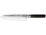 KOTAI | Couteau de Chef Gyuto | Couteau de Chef Professionnel | Équivalent à Couteau de Chef Japonais | Lame 20 cm | Martelé et Aiguisé à la Main | Acier Inoxydable Japonais 440C Ultra-Tranchant