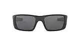 Oakley Men's OO9096 Fuel Cell Rectangular Sunglasses, SI Matte Black/Grey, 60 mm