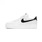 Nike Men's Air Force 1 '07 An20 Basketball Shoe, White/Black, 10