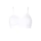 Medela Women's Comfy Bra - Seamless, Wireless Nursing Bra for Pregnancy and Breastfeeding With A Stretchy Band and Breathable Fabric for All-Day Comfort, White, S