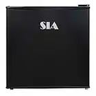 Black Mini Fridge With Ice Box, 43L Tabletop Drink Cooler/Chiller - SIA TT11BL