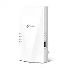 TP-Link Répéteur WiFi 6 Mesh RE700X, Amplificateur WiFi AX3000 Mbps Couvre jusqu'à 150 m², 1 Port Ethernet Gigabit, Compatible avec les box internet, profitez du WiFi 6 sans changer votre Box