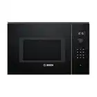 Bosch Serie 6 BEL554MB0 - Microondas integrable, 382 x 594 x 388 mm, Potencia 900 W, Con grill de 1200 W, 25 litros de capacidad, Color negro