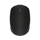 Logitech M171 Mouse Wireless per PC, Mac, Laptop, 2,4 GHz con Mini Ricevitore USB, Tracciamento Ottico, Durata della Batteria di 12 mesi, Ambidestro - Nero