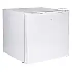 Koolatron Mini Upright Freezer 1.2 cu ft (34L) White, Manual Defrost, Space-Saving Flat Back, Reversible Door, Wire Shelf, for Apartment, Condo, Office, RV, Cabin, Dorm Room, Home Bar