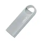 Chiavetta USB 128GB, Pen Drive 128GB Metallo Flash Drive USB 2.0 Impermeabile Memoria Stick Portatile Memoria Esterna per Smart TV, PC, Computer, Tablet ecc (Argento)