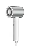 Xiaomi Water Ionic Hair Dryer H500, Asciugacapelli, Trattamento agli ioni d'acqua, Corpo in Metallo, Beccuccio magnetico, Controllo della Temperatura Smart, Filtro dell'aria, Bianco, Versione Italiana