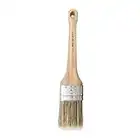 Chalk Style Paint Brush - Oval Brush with Synthetic Bristles for Smooth Furniture Paint Application with Minimal Brush Strokes, No Shedding, Vegan, Best for Water-Based Paint - 1.5"