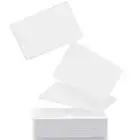 Vierge Blanc Cartes en PVC Plastique, 110 Pièces 760 Micron Standard CR80 Format Carte de Crédit 85x54mm Printable Idéal pour les Dans n'importe Quel Ordinateur de Bureau Carte d'identité Imprimantes