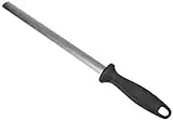 ZWILLING Afilador ovalado con recubrimiento de diamante, Longitud: 26 cm, Mango de plástico negro con lazo para colgar