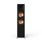 Klipsch Reference Premiere RP-8000F II Standlautsprecher mit größerem 90° x 90° Hybrid Tractrix Horn, 20,3 cm Cerametallic Woofers & Dolby Atmos Integration für Premium Heimkino Sound in Walnuss