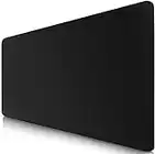 Sidorenko Alfombrilla XXL - Mouse Pad Gaming 900 x 400 mm - Bordes sin Bordes - Antideslizante - Alfombrilla Gaming - Negro